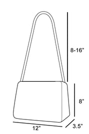 Fame Glossy Faux Leather Shoulder Bag | Handbags Daverri Fashions