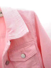 Full Size Cropped Denim Jacket Plus Size | Jackets Daverri Fashions