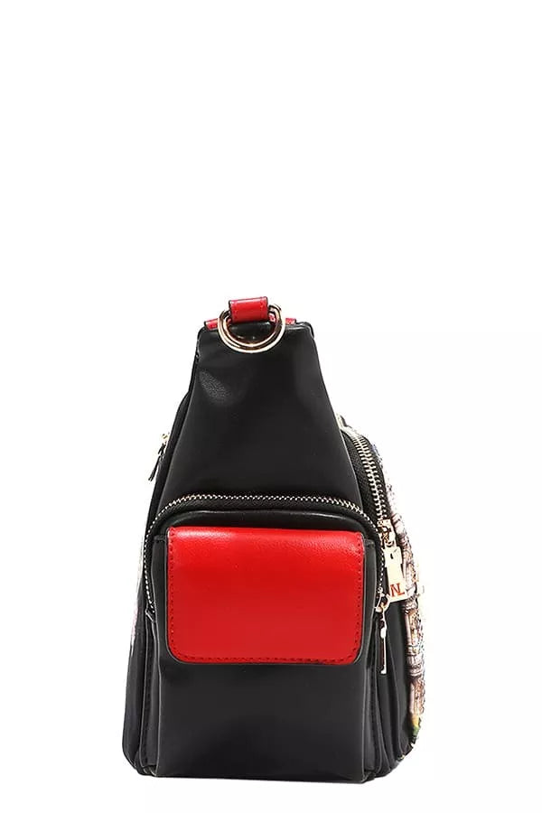 Martha Travels Italy Multi Pocket Shoulder Bag | Handbags Daverri Fashions