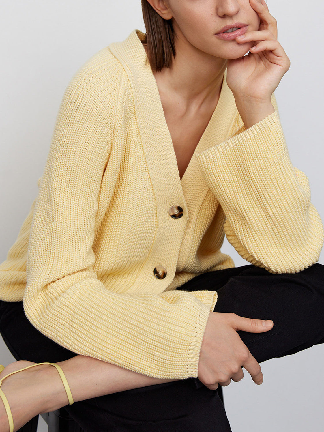 Raglan Sleeve Button Down Cardigan | Cardigans Daverri Fashions