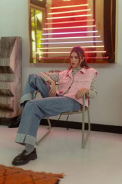 Annie Wear Texture Quilted Snap Down Vest Coat | Vest Jackets Daverri Fashions