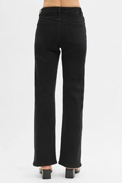 RISEN Full Size High Rise Wide Leg Jeans Plus Size | Daverri Fashions