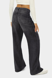 High Waist Wide Leg Jeans | Jeans Daverri Fashions