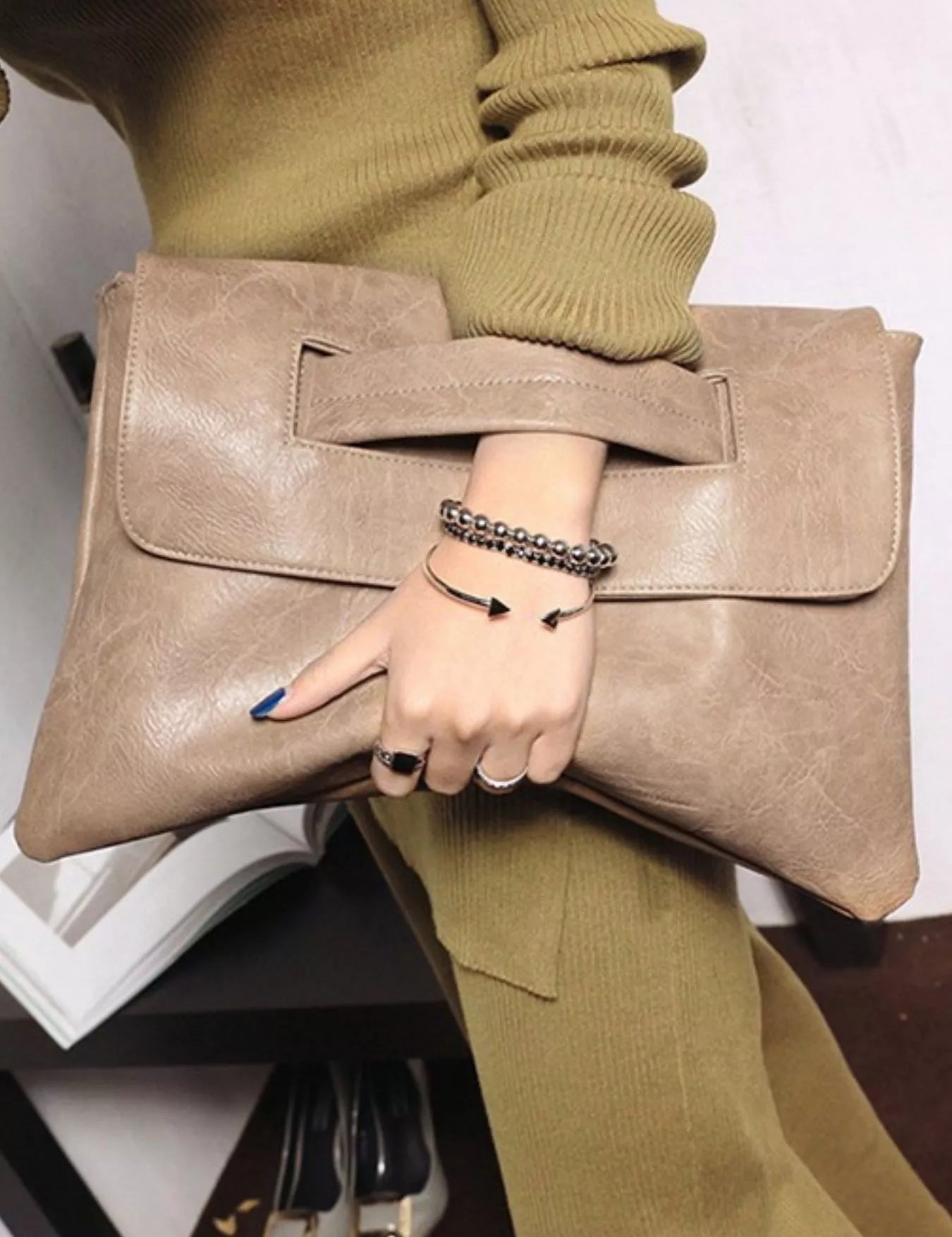 PU Leather Square Crossbody Bag | Cross Body Bags Daverri Fashions