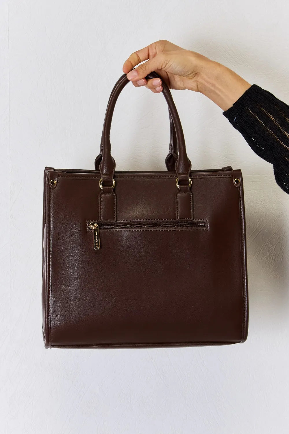 David Jones Argyle Pattern PU Leather Handbag | Handbags Daverri Fashions