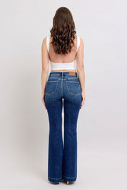 Judy Blue High Rise Flare Jeans with Pockets | Jeans Daverri Fashions