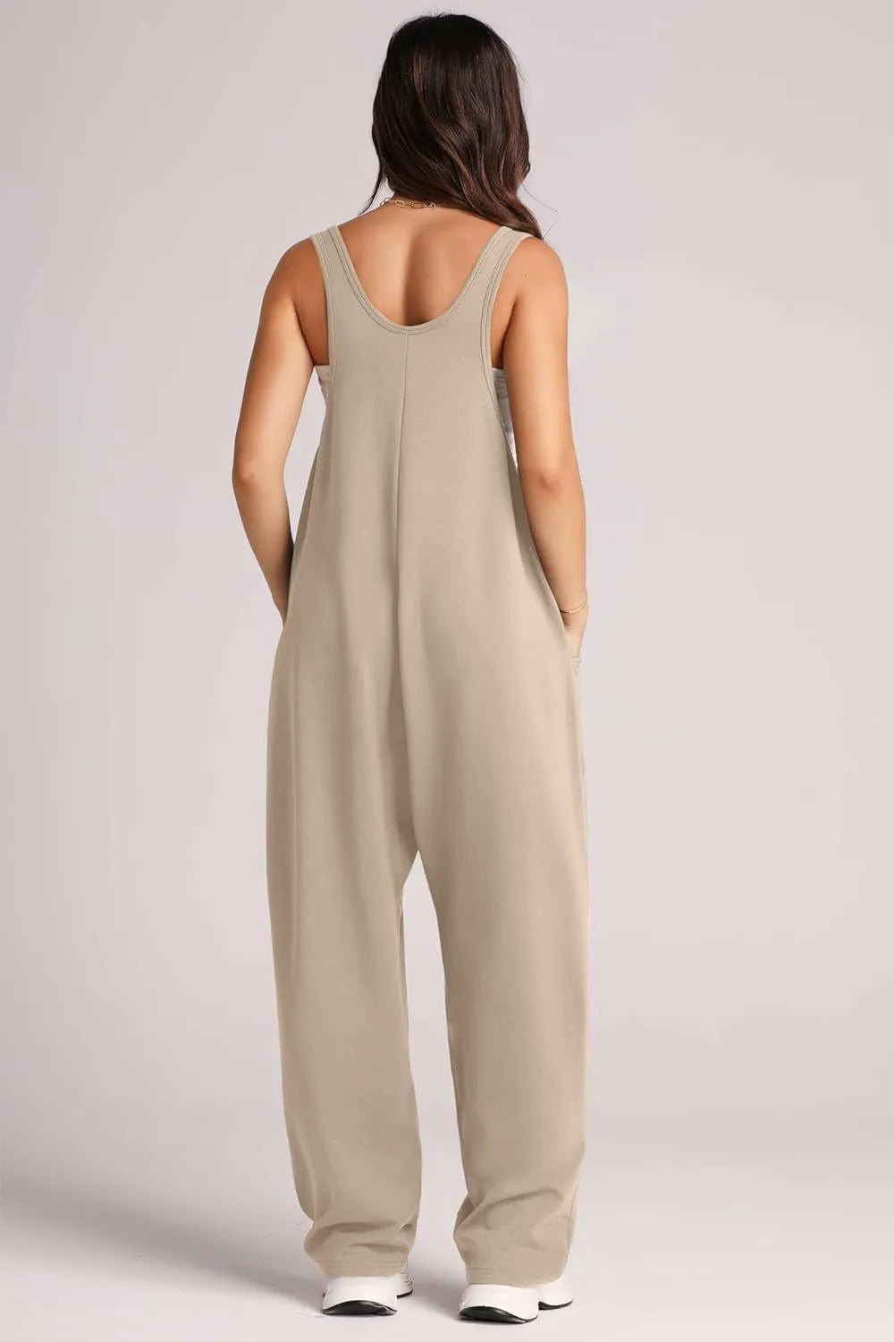 Lovelet V-Neck Wide Strap Overalls | Overalls Daverri Fashions