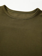Ribbed Knit Oversized Sweatshirt | Sweatshirts Daverri Fashions