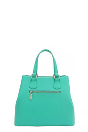 Monogram Pattern Handbag with Rhinestones Decor | Handbags Daverri Fashions