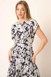 Mittoshop Tropical Print Top and Skirt Set | Outfit Sets Daverri Fashions