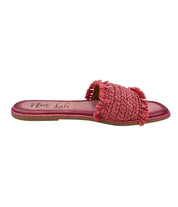 Juana Woven Sandals in Pink | Sandals Daverri Fashions