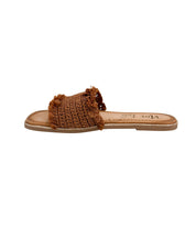 Juana Woven Sandals in Tan | Sandals Daverri Fashions