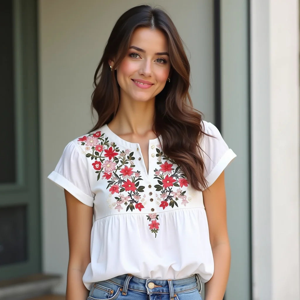 Embroidered Tops - How to Style Embroidered Tops for Any Occasion Effortlessly