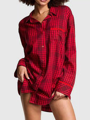 Pink Striped Long Sleeve Button-Up Shirt | Shirts Daverri Fashions