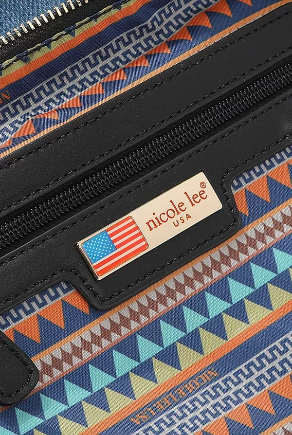 Bosque De Amor Denim Boston Bag | Handbags Daverri Fashions
