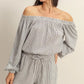 HYFVE Off Shoulder Top and Shorts Set