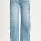 RISEN Mid Rise Wide Barrel Transferable Leg Snap Jeans - DAVERRI FASHIONS