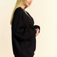 Davi & Dani Round Neck Raglan Sleeve Sweatshirt Sweatshirts