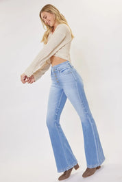 Kancan Curvy High Rise Flare Jeans | Jeans Daverri Fashions