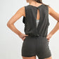 MONO B Mineral Wash Vintage Romper Rompers