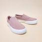 Mauve Casual Slip On Sneakers DARK MAUVE SNEAKERS