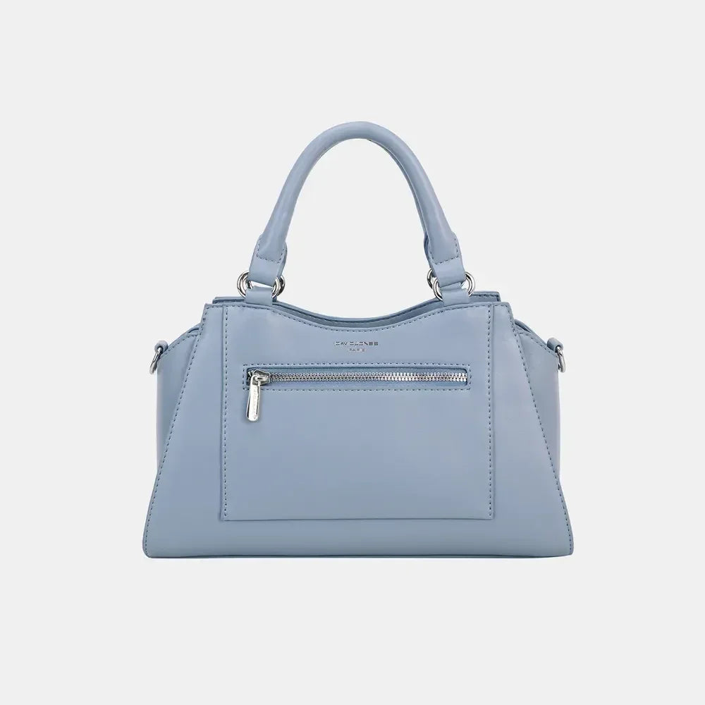 David Jones PU Leather Handbag - DAVERRI FASHIONS