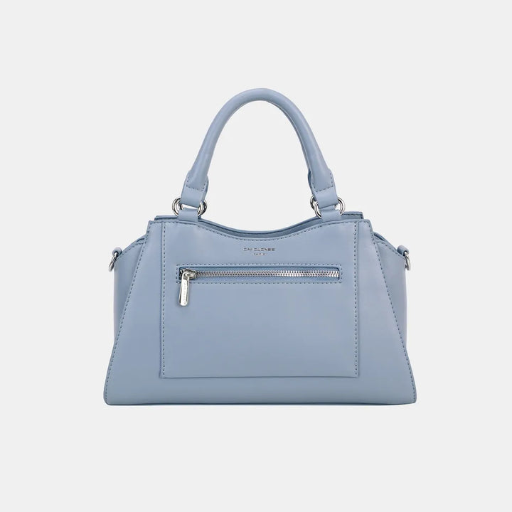 David Jones PU Leather Handbag Blue One Size Handbags