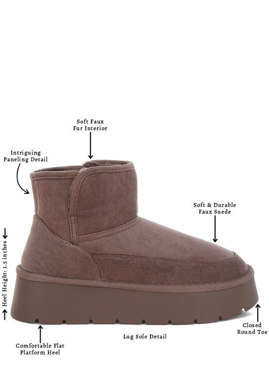 Holias Chunky Heeled Snow Boots | Boots Daverri Fashions