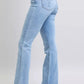 Judy Blue Mid Rise Thermal Bootcut Jeans - DAVERRI FASHIONS