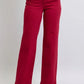 Judy Blue Full Size High Waist Heart Shaped Back Pockets 90's Straight Jeans Plus Size SCARLET
