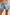 Annie Wear Button Detail Stretch Denim Wrap Mini Skort
