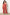 Perfee Wide Leg Overalls with Front Pockets Orange-Red M