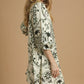 Umgee Boho Printed Balloon Sleeve Mini Dress Mini Dresses