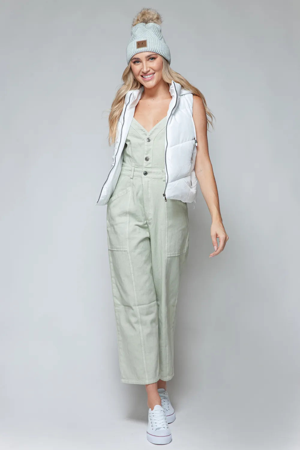 Snobbish Zip Up Quilted Hooded Vest | Vest Jackets Daverri Fashions