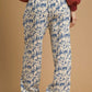 Umgee Scenic Print Casual Sweatpants Ecru - DAVERRI FASHIONS