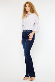 Kancan Mid Rise Slim Flare Jeans | Daverri Fashions