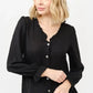 And The Why Polka Dot Ruffle Detailed Blouse Top - DAVERRI FASHIONS