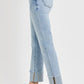 RISEN High Rise Straight Cuffed Relaxed Jeans Jeans