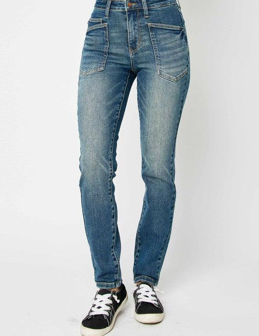 Judy Blue Full Size High Waist Skinny Jeans | Jeans Daverri Fashions