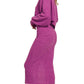 Zenana Ribbed Asymmetric Hem and Sleeve Top & Skirt Set Outfit Sets