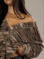 Daverri Fashions Textured Knit Button-Down Cardigan - DAVERRI FASHIONS