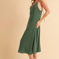 Aemi+Co Side Button Midi Cami Dress - DAVERRI FASHIONS