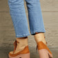 East Lion Corp Lace Up Lug Booties Clearance