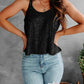 Sequin Scoop Neck Tank - DAVERRI FASHIONS