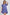 Umgee Full Size Gingham Tiered Button Detail Short Sleeve Dress Plus Size Blue