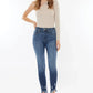 Kancan Raw Hem High Waist Cropped Jeans - DAVERRI FASHIONS