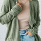 Scalloped Edge Eyelet Knit Batwing Sleeve Cardigan - DAVERRI FASHIONS