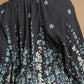 Umgee Full Size Floral Vine Print Blouse with Balloon Sleeves Plus Size