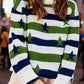 Daverri Stars and Stripes long sleeve sweater with stripes and stars