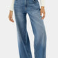 High Waist Wide Leg Jeans - DAVERRI FASHIONS